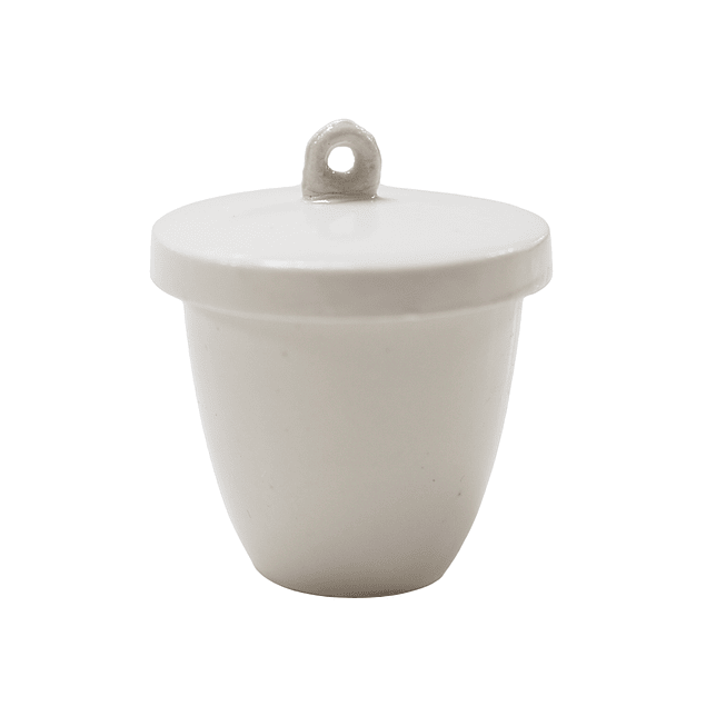 Crisol de Porcelana con Tapa - 30 ml