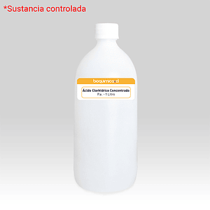 Acido Clorhidrico Concentrado 37% - P.a. - 1 Litro
