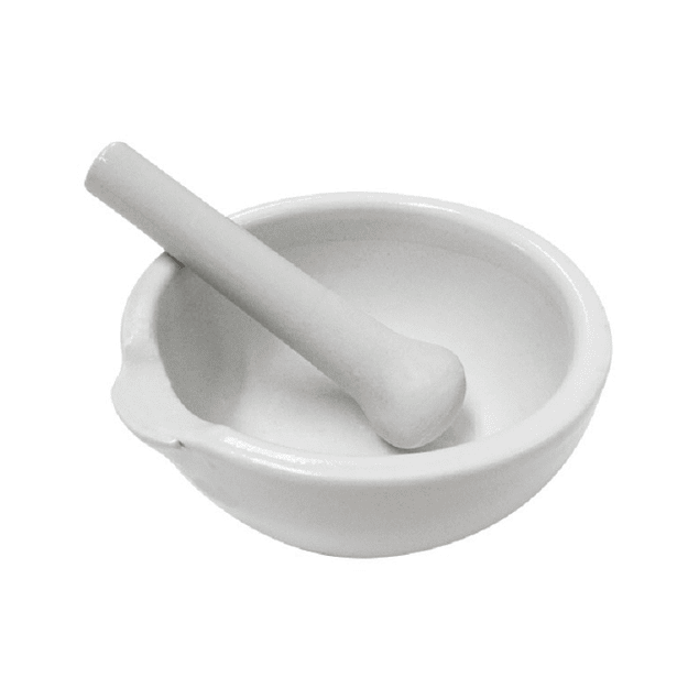 Mortero de Porcelana con Pistilo - 130 mm