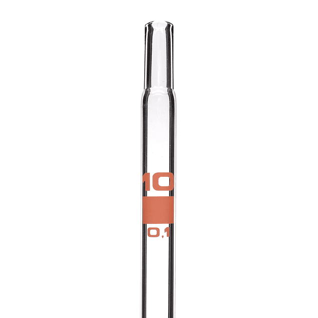 Pipeta Graduada Calibrada 10 mL - Clase A Borosilicato EISCO Certificada