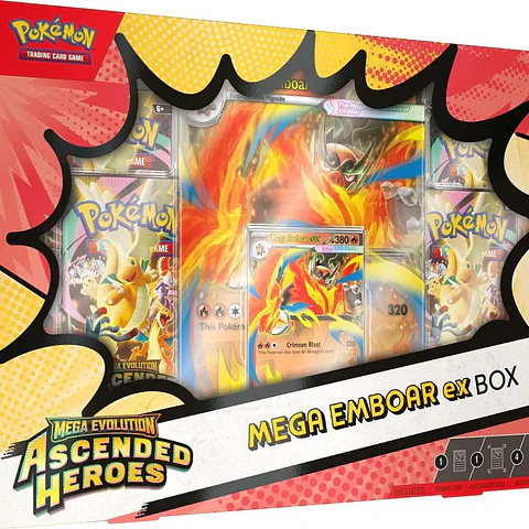  Mega Emboar Ex Box - Ascended Heroes