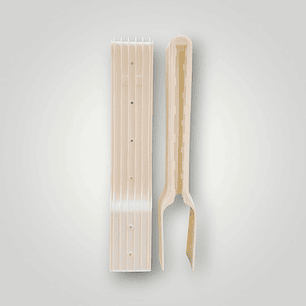 extensor para muro bulldog birdwalls color blanco