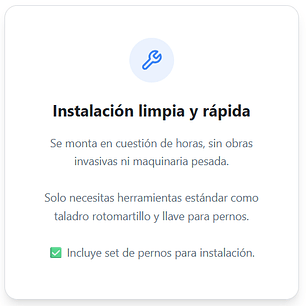 beneficio instalacion limpia y rapida sistema birdwalls