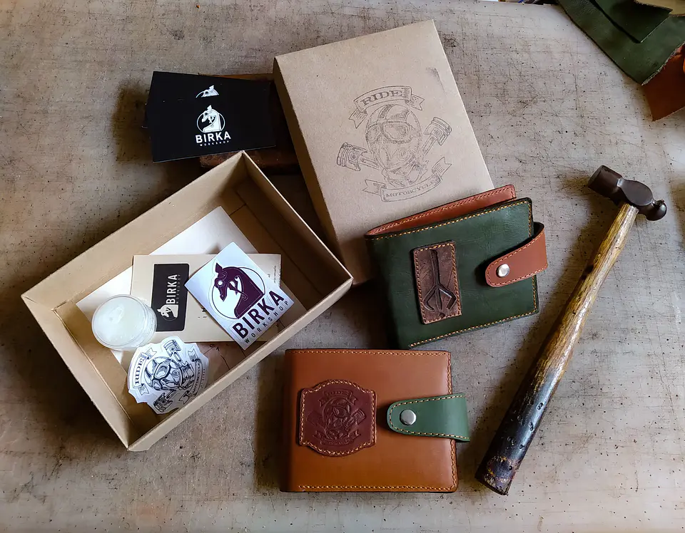 Billetera Simple Jack con cadena 8