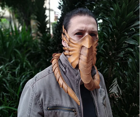 Máscara Facehugger Alien