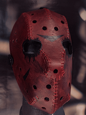 Máscara Jason en cuero