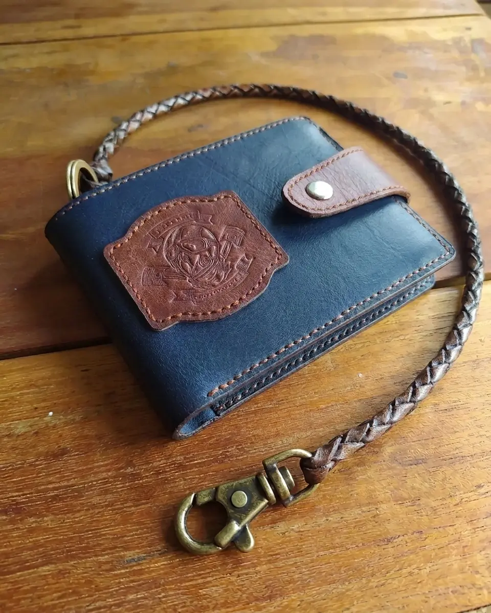 Billetera Simple Jack con cadena 3