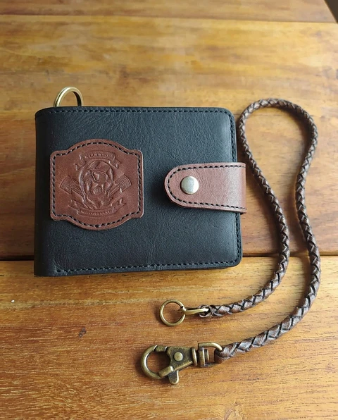 Billetera Simple Jack con cadena