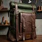 Morral en cuero tipo rolltop Valley - Miniatura 7
