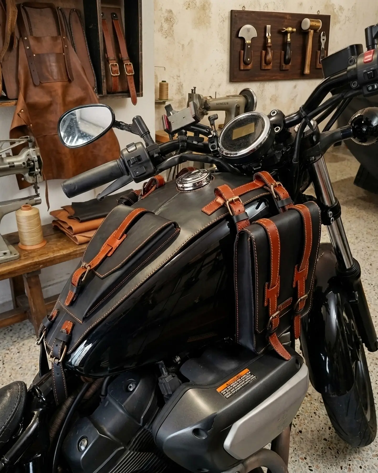 Cubretanque para moto Easy Rider 1
