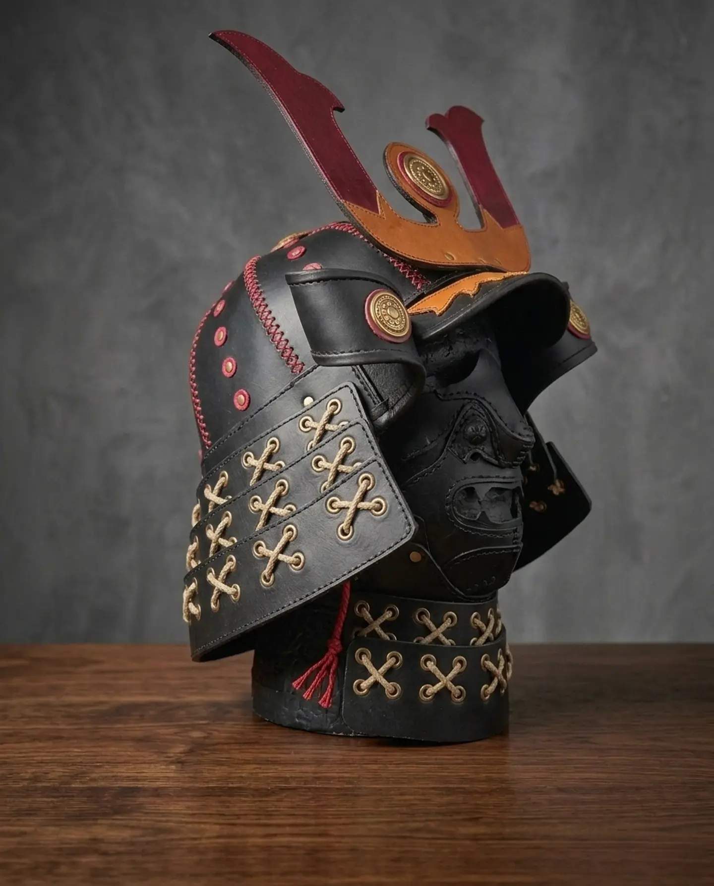Casco y máscara Samurai  1