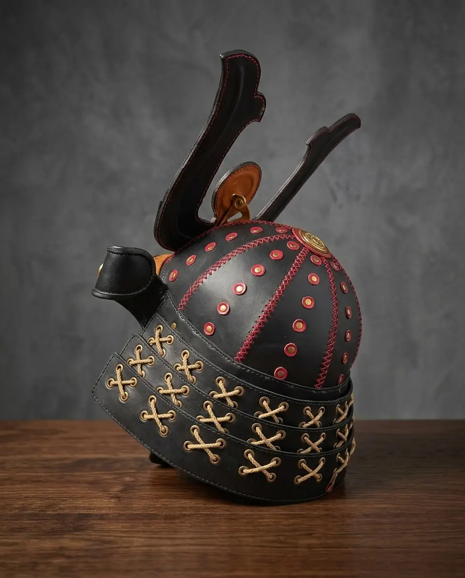 Casco y máscara Samurai  3