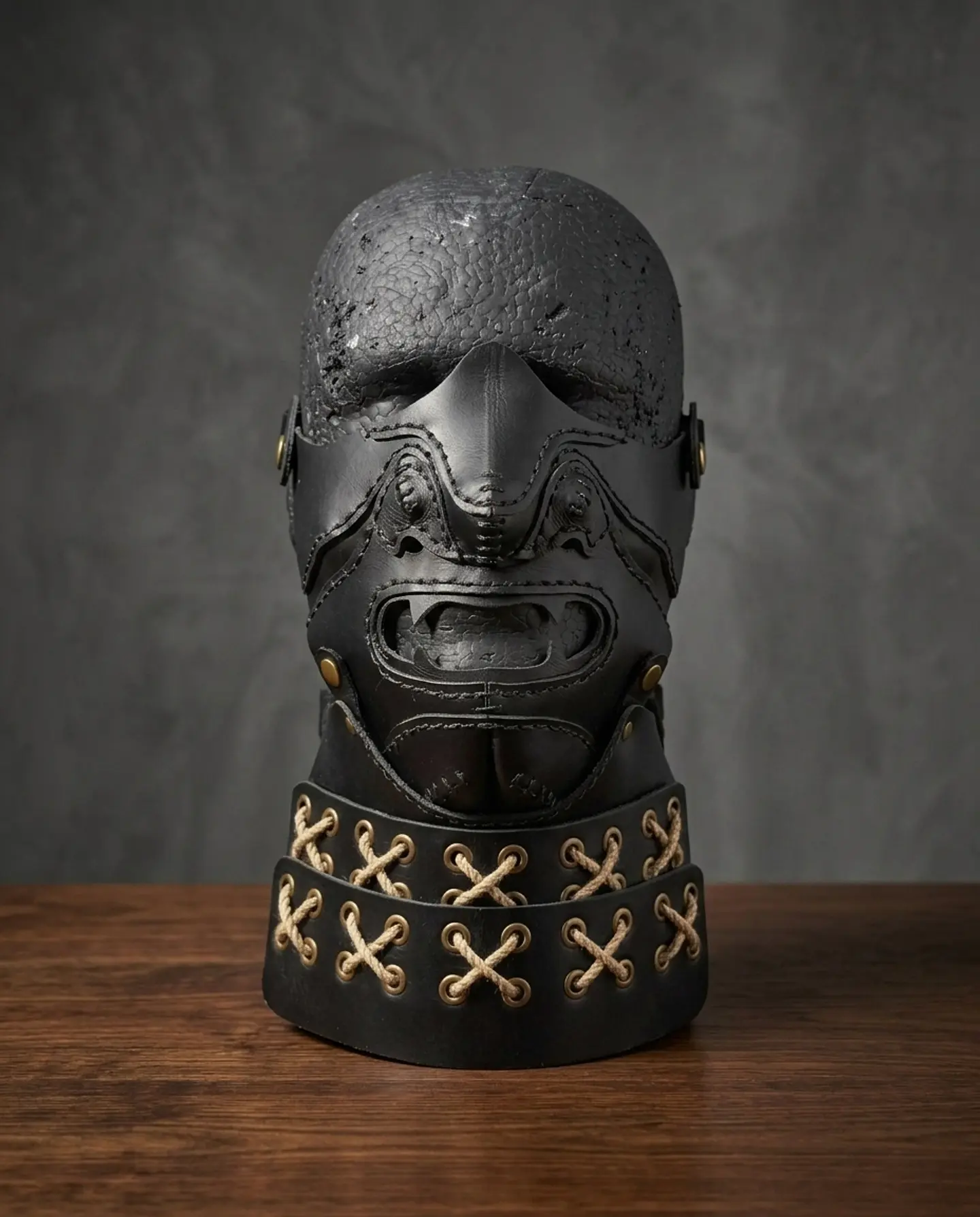 Casco y máscara Samurai  5