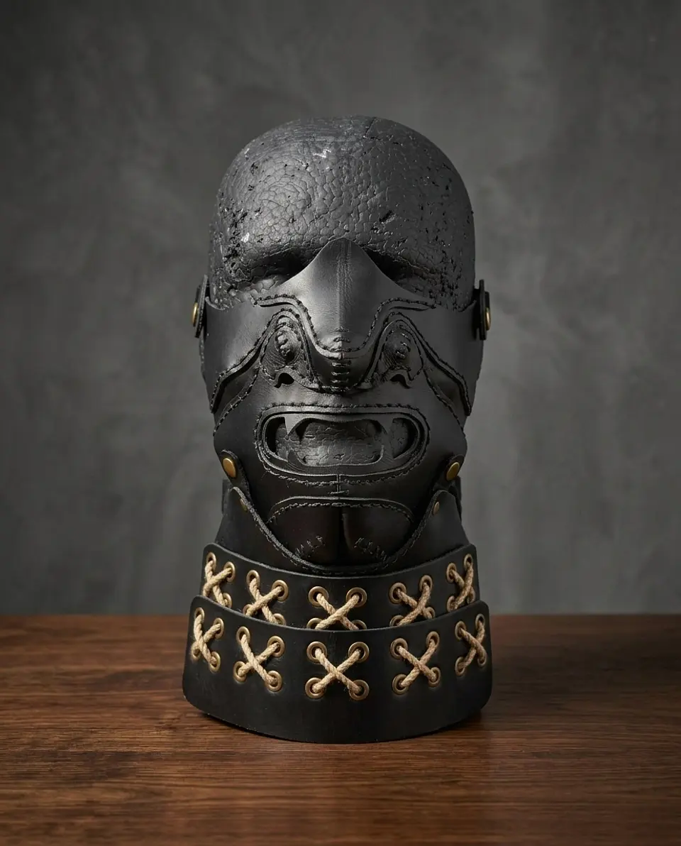Casco y máscara Samurai  5