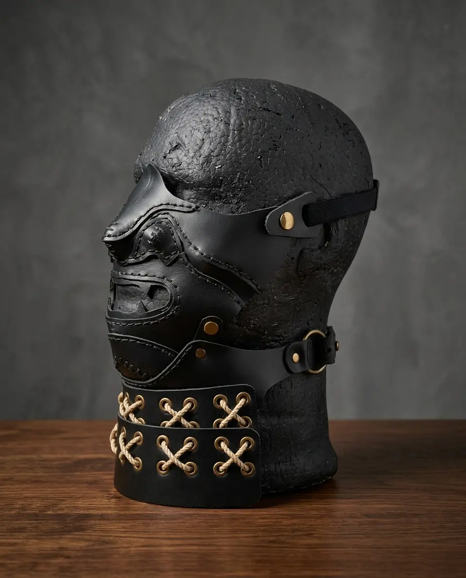 Casco y máscara Samurai  6