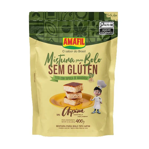 Mistura de Bolo (queque) - Sin Gluten - Sabor Aipim 