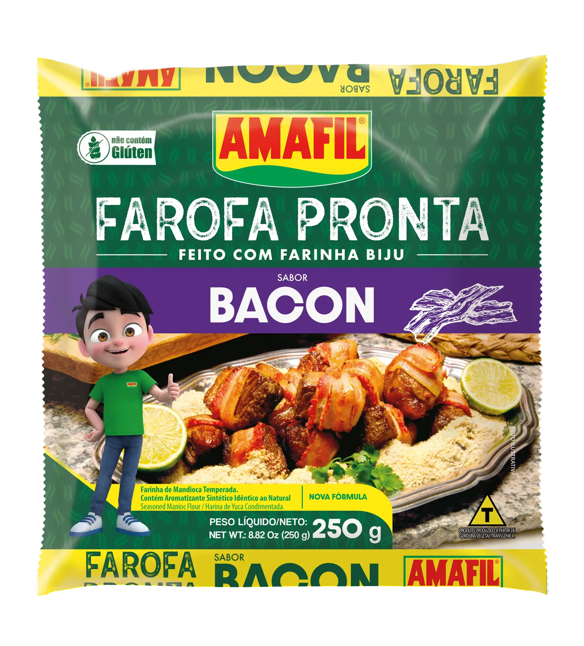 Farofa Pronta: Sabor Bacon
