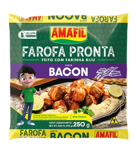 Farofa Pronta: Sabor Bacon