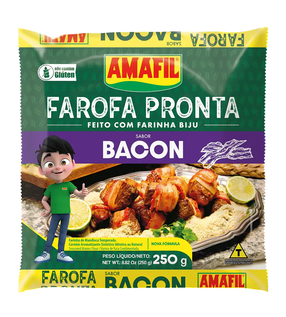 Farofa Pronta: Sabor Bacon 1