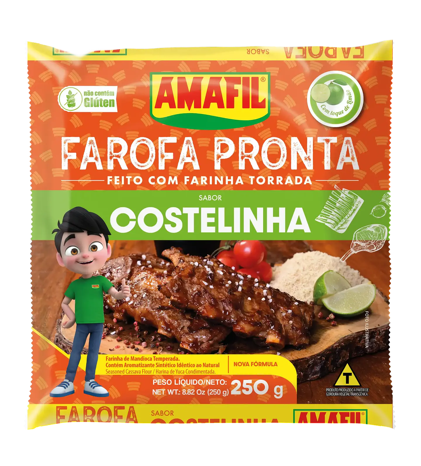 Farofa Pronta: Sabor Costelinha  1