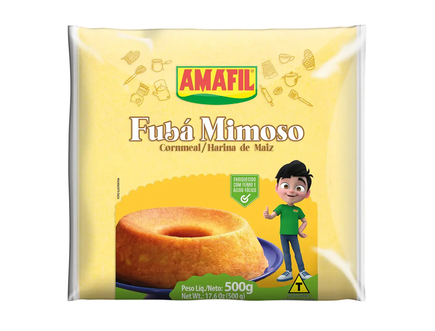 Fubá Mimoso (harina de maíz) 1