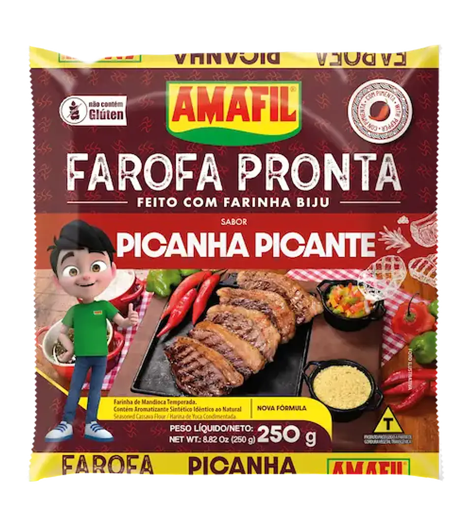 Farofa Pronta: Sabor Picanha Picante 1