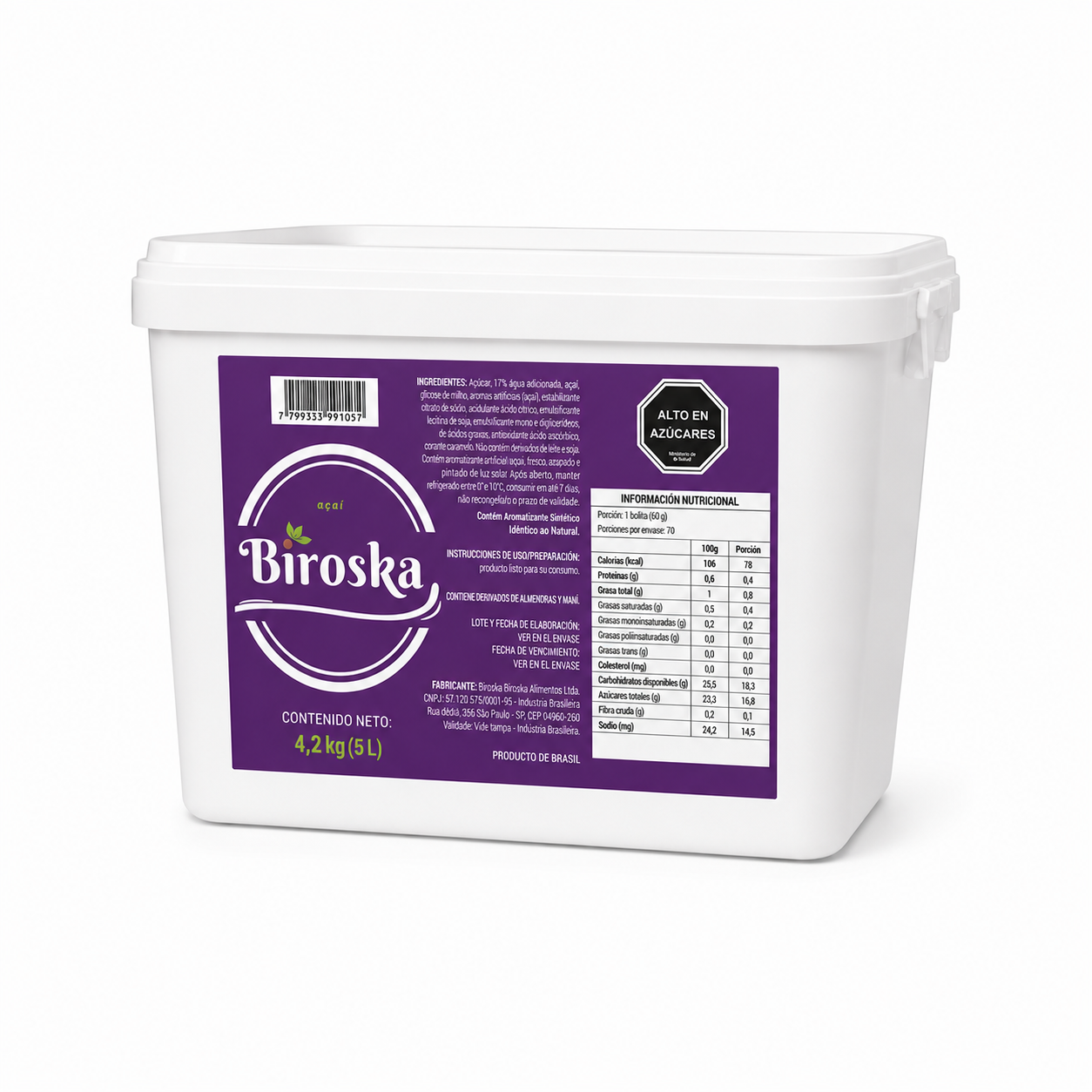 Açaí Biroska 5 Litros