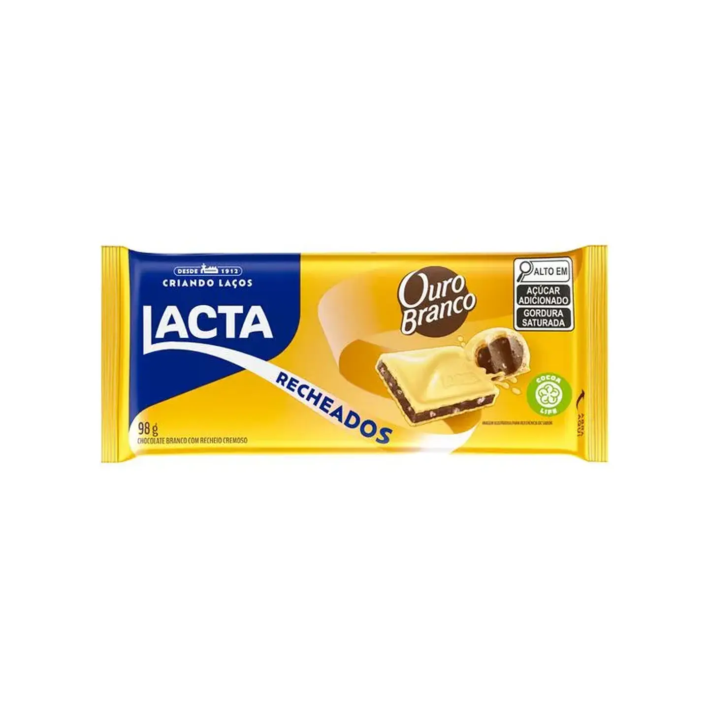 Chocolate Lacta Ouro Branco 1