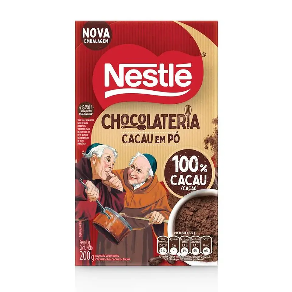 Chocolate Dois Frades Nestlé 100% cacau 1