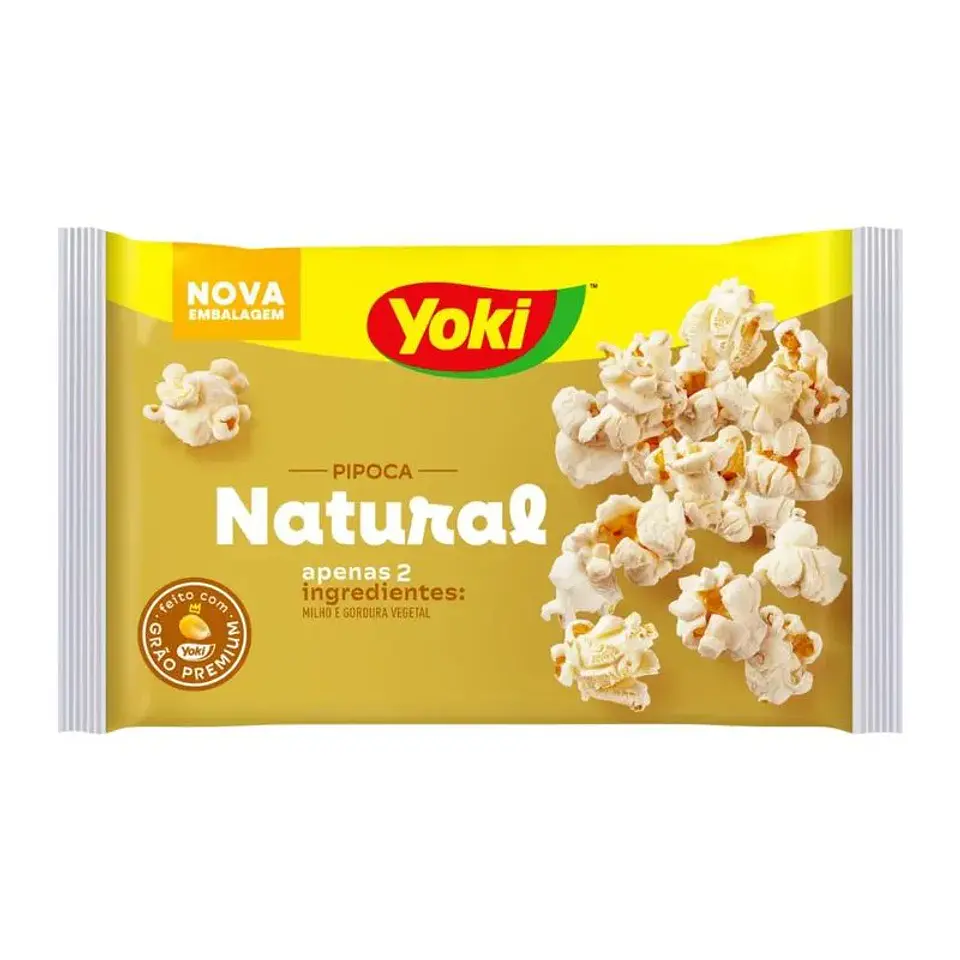 Pipoca natural Yoki 1