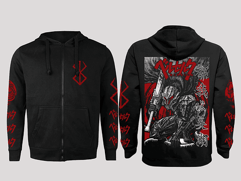 Guts Berserk Armour (Zipper Hoddie)