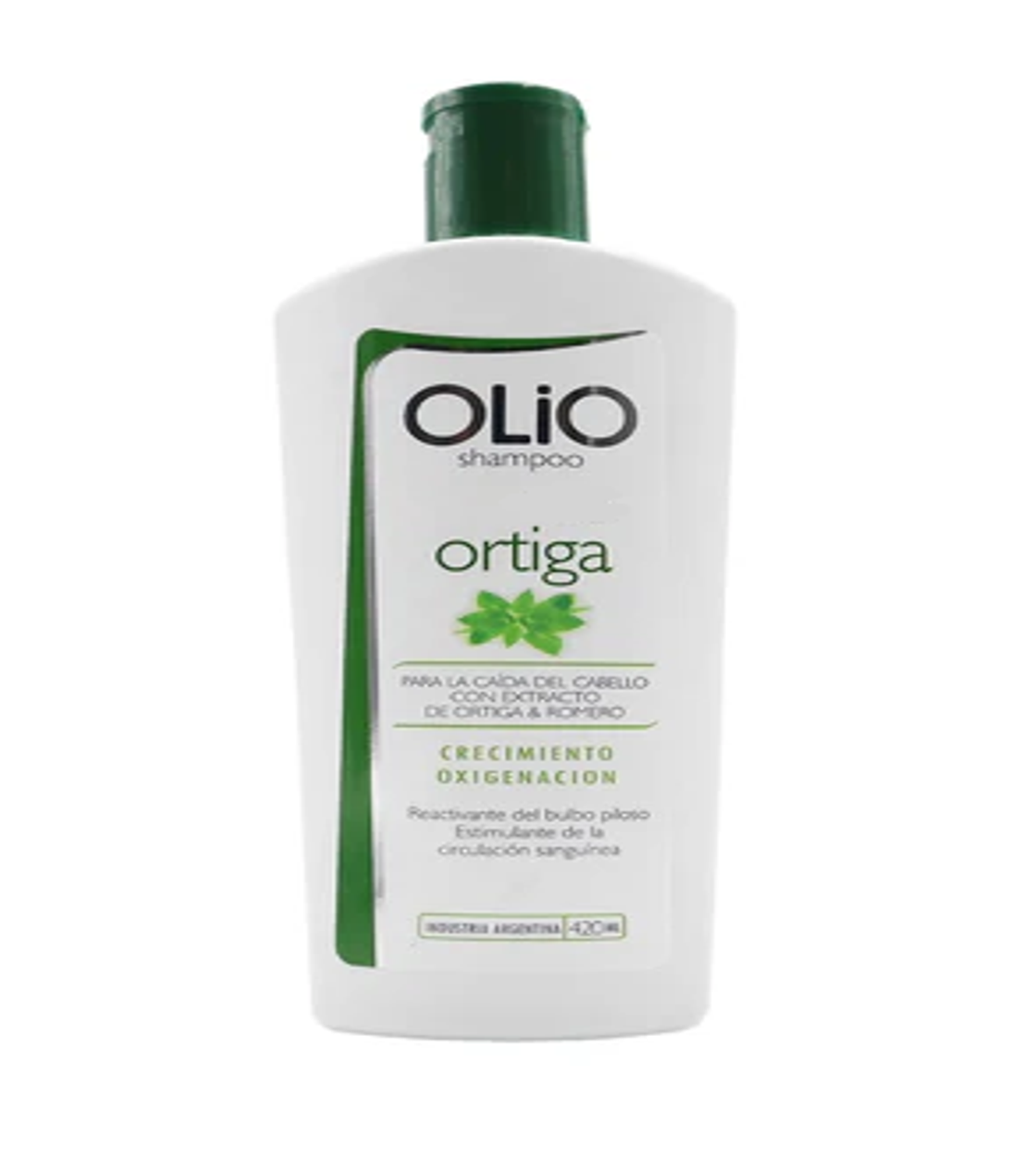 Shampoo Olio de ortiga crecimiento 420 ml.