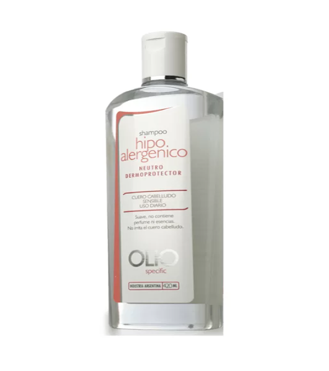 Shampoo Olio neutro hipoalergénico 420 Ml.
