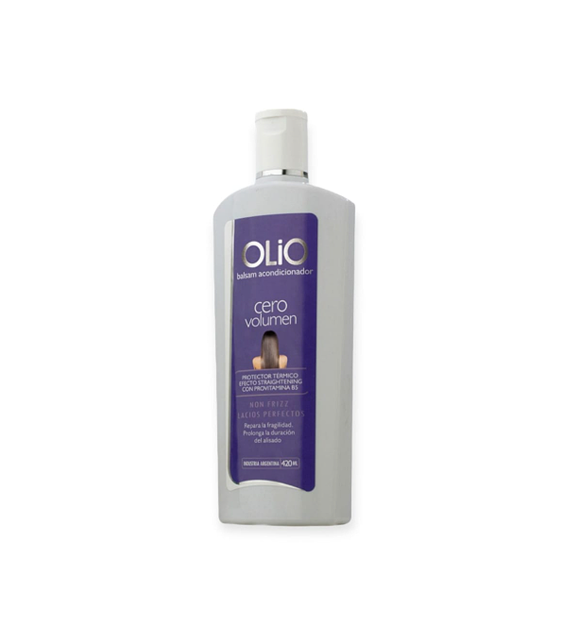 Acondicionador Olio cero volumen 420 ml.