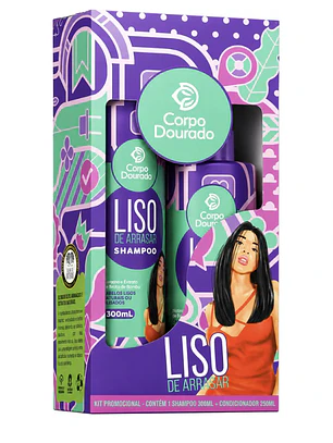 Kit Shampoo y Acondicionador Corpo Dourado Liso de Arrasar