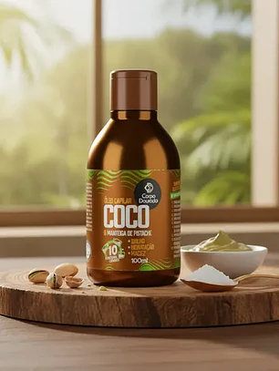 Óleo Capilar Corpo Dourado Coco y Pistacho 100 ml