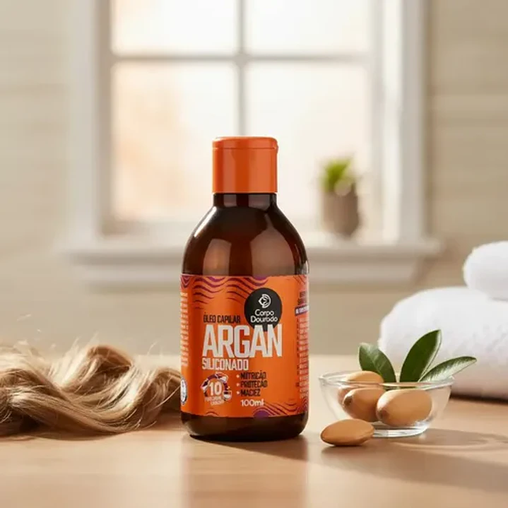 Óleo Capilar Corpo Dourado Argán 100 ml 1