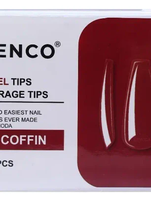 Tips Soft Gel Medium Coffin sin Limar 240 pcs Flamenco