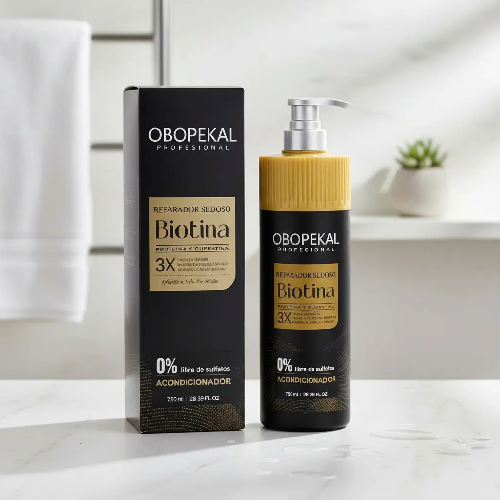 Acondicionador Obopekal Biotin + Keratin 750 ml