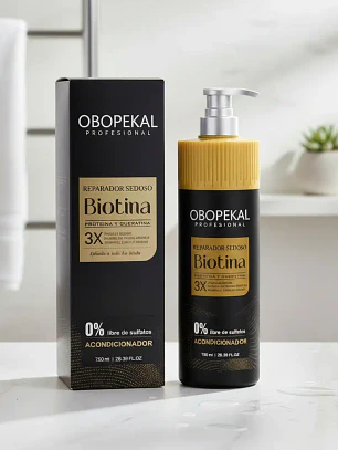 Acondicionador Obopekal Biotin + Keratin 750 ml