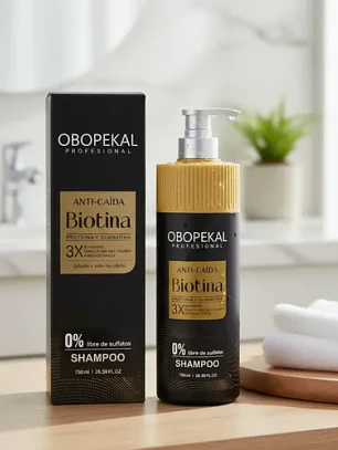 Shampoo Obopekal Biotin + Keratin 750 ml