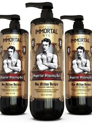 Gel de Afeitar Superior One Million Dollars Immortal NYC 1000 ml