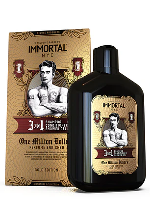 Shampoo 3 en 1 One Million Dollars Immortal NYC 500 ml