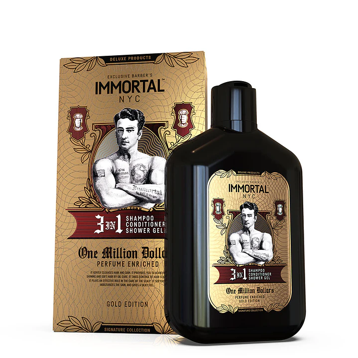 Shampoo 3 en 1 One Million Dollars Immortal NYC 500 ml 1