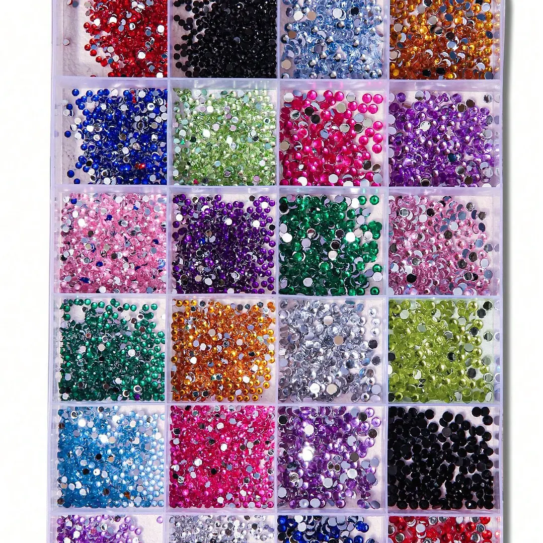 Decoraciones para Uñas Strass AB 24 Divisiones 1