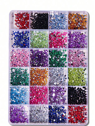 Decoraciones para Uñas Strass AB 24 Divisiones