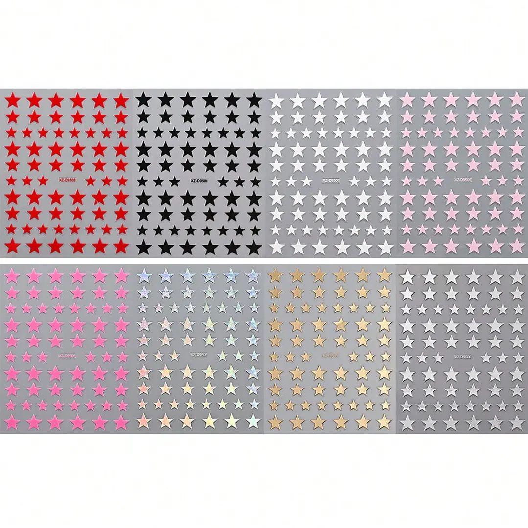 Stickers 3D para Uñas 8 Piezas 1