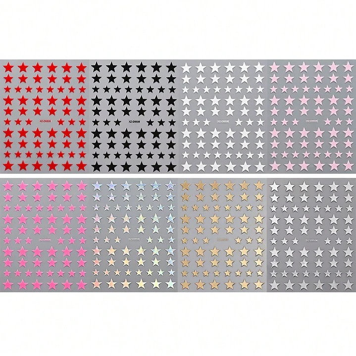 Stickers 3D para Uñas 8 Piezas 1