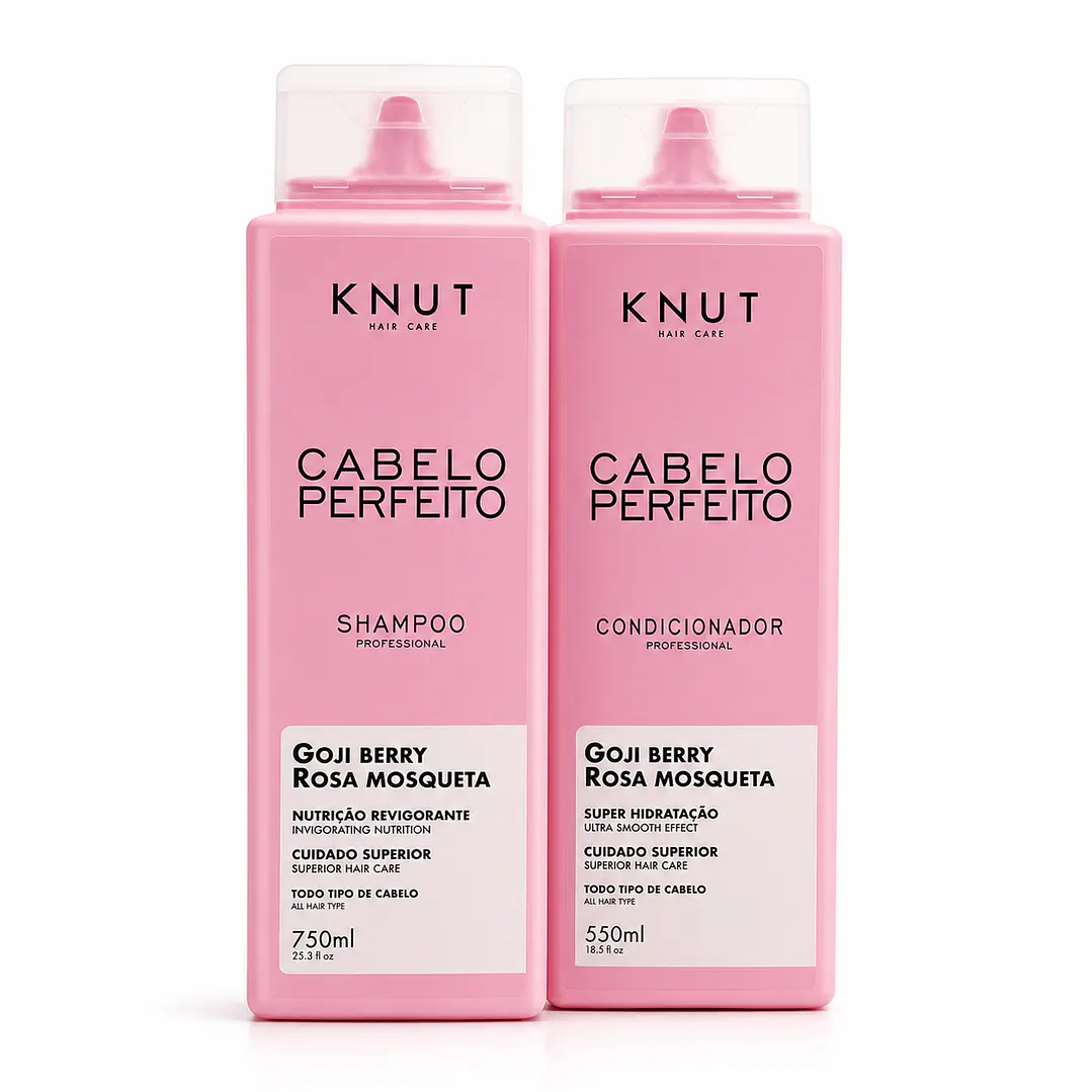 Kit Shampoo y Acondicionador Knut Cabelo Perfeito 750 ml + 550 ml 1