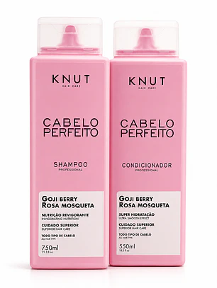 Kit Shampoo y Acondicionador Knut Cabelo Perfeito 750 ml + 550 ml